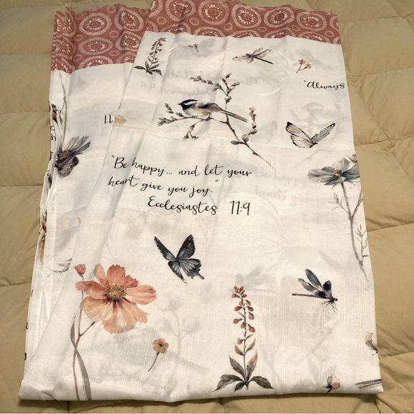 Main Stays Fabric Shower Curtain “Inspire” - Picture 2 of 4